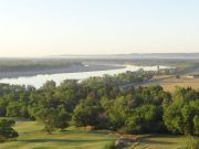 Blick auf den Missouri vom Fort Abraham Lincoln